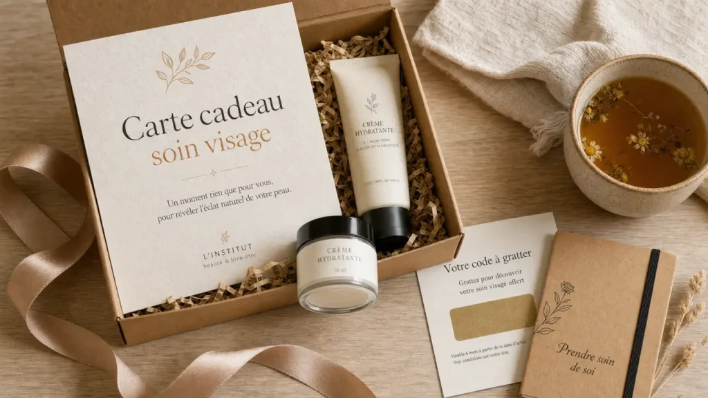 Carte cadeau soin visage : choisir le montant, l’envoi et les conditions d’usage