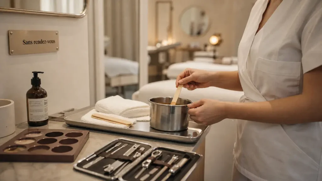 Sans rendez-vous, mais pas sans vérification : épilation, sourcils, ongles et prix