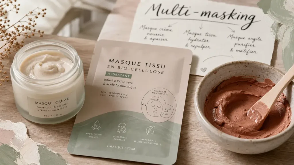 Quel masque visage choisir selon votre peau ? Argile, tissu ou gel