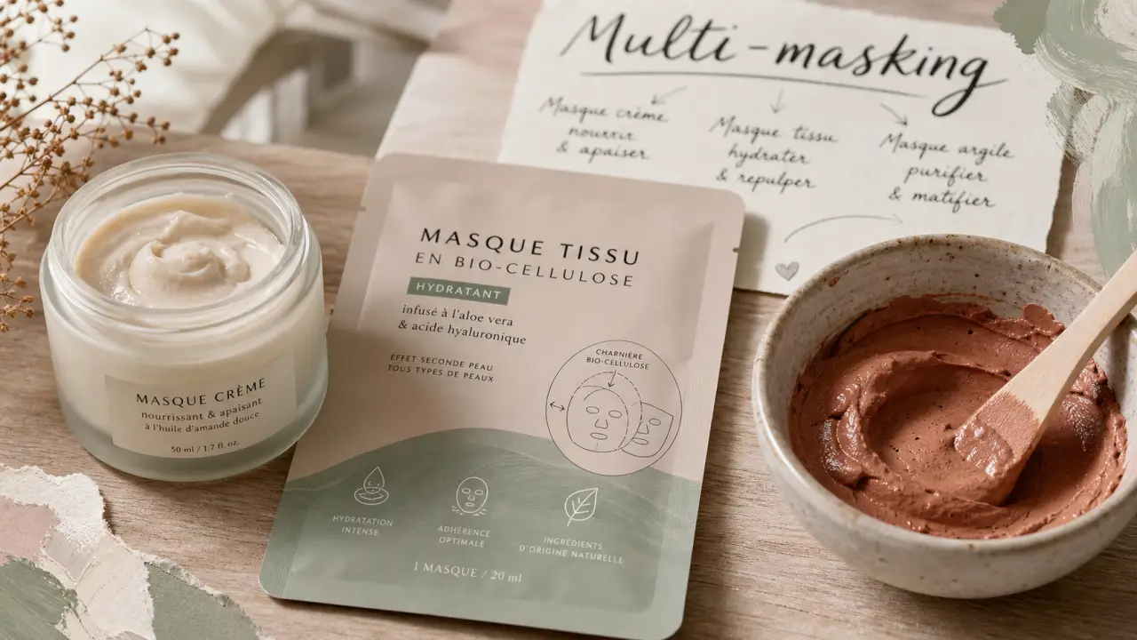 Meilleurs masques visage argile, tissu et gel, masques pour le visage