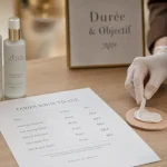 Prix d un soin du visage : fiche tarifaire, masque visage et durée au salon
