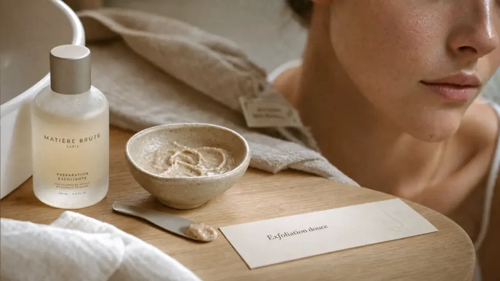 Soin exfoliant visage : 3 méthodes pour lisser votre grain de peau sans irritation