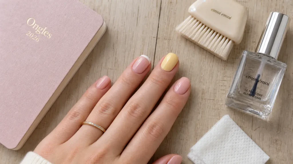 Ongles courts, soap nails et butter yellow : les codes qui dominent 2026