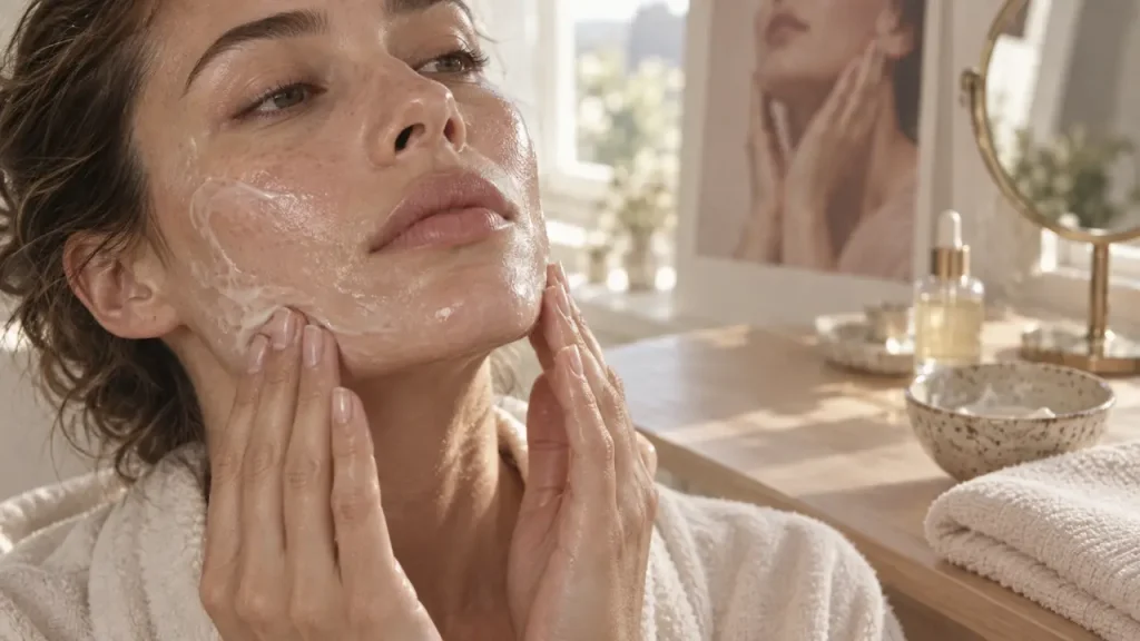 Massage du visage anti-rides : 5 minutes pour détendre les traits sans tirer la peau