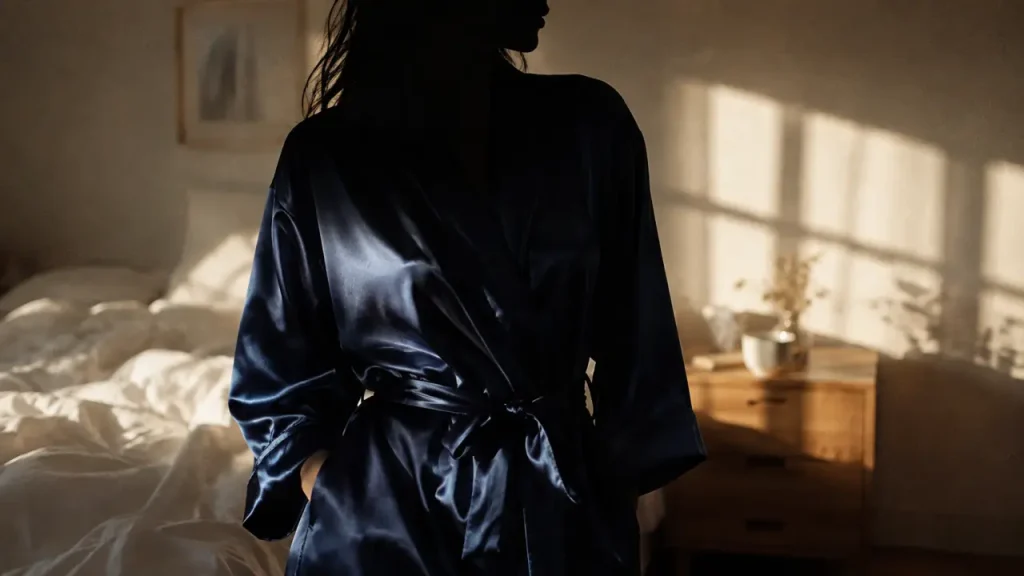 Robe de chambre femme satin, le bon choix pour le soir, le matin et l’après-bain