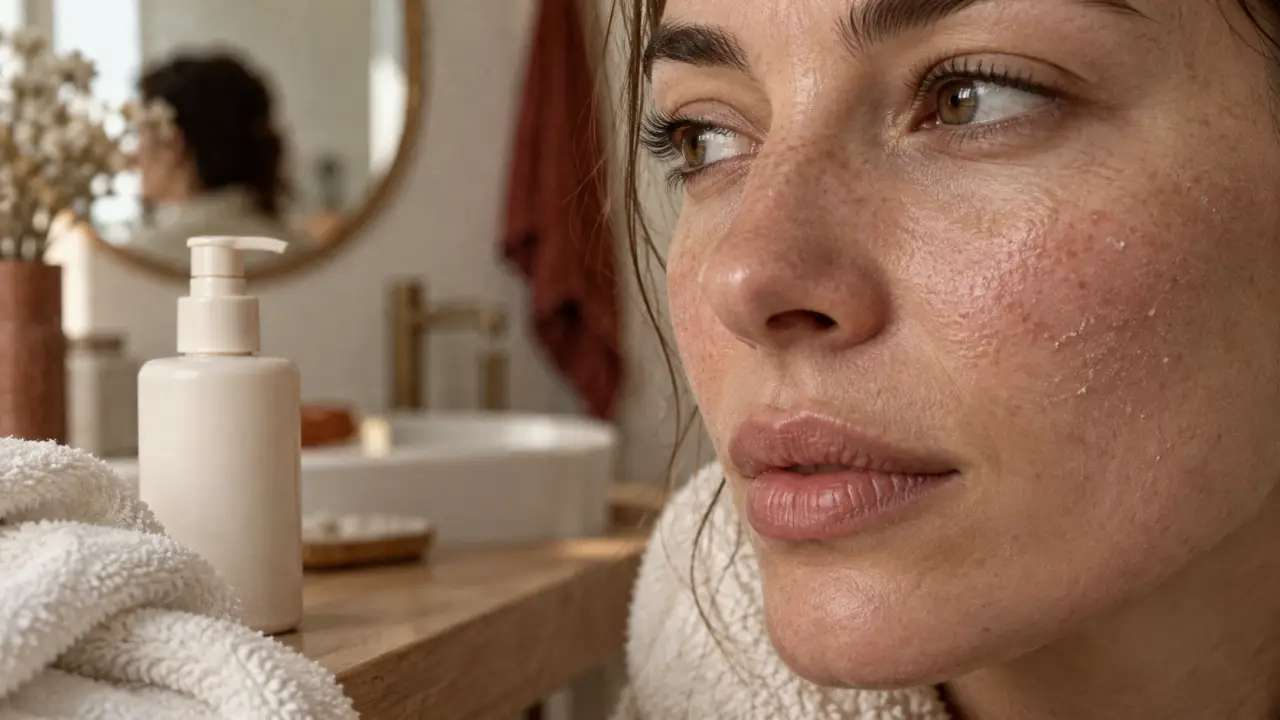 Rougeur peau seche visage : irritation ou eczéma, peau sèche et rougeurs