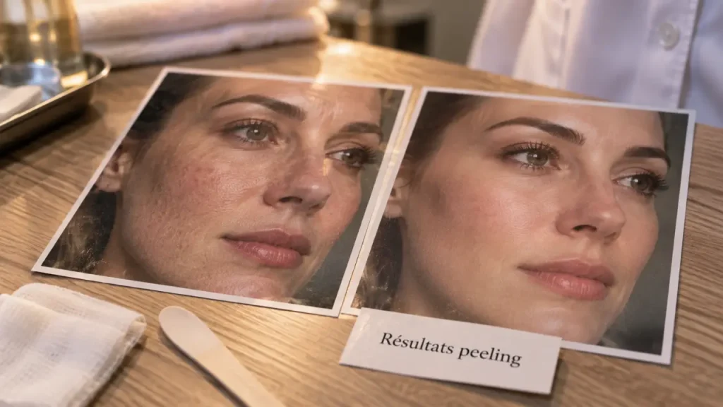 Avant/après peeling : ce que la desquamation révèle du résultat