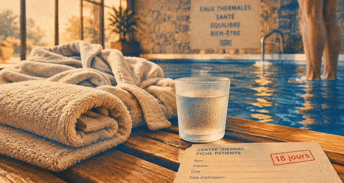 Cure thermale pour maigrir : eau thermale et soins 18 jours au centre thermal