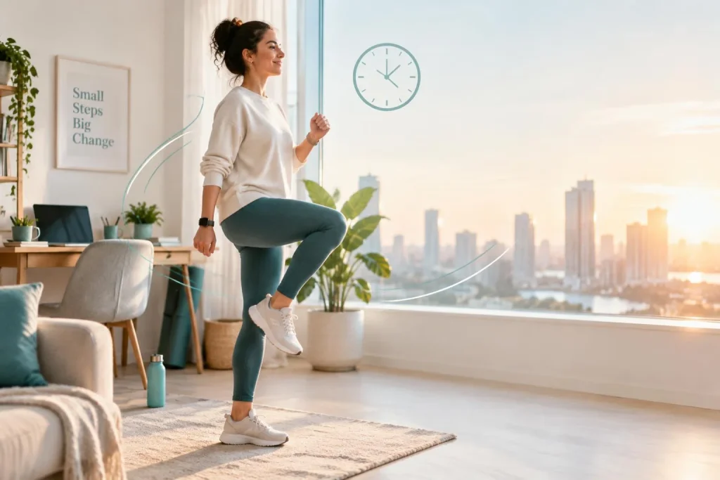 Routine sportive et lifestyle bien-être : des pauses de quelques minutes suffisent à changer la journée